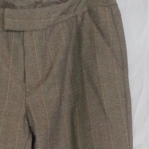 Newspaper Boy Brown pin Striped Pants